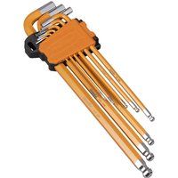 Sealey Hex Key Set Extra-Long Ball-End 9pc - Imperial - AK7175