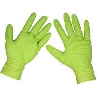 Sealey SSP54XL Diamond Grip Extra-Thick Nitrile Powder-Free Gloves, Hi-Vis