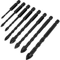 Sealey Tile & Glass Drill Bit Set 8pc - DBGC1