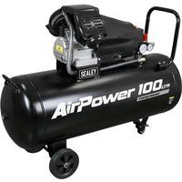 100L V-Twin Direct Drive Air Compressor 3hp - SAC10030VA