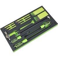 Sealey S01279 Tool Tray with Pry Bar, Hammer & Punch Set 23pc SSF