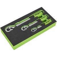 Sealey Ratchet Wrench Extendable 3pc Set - S01285