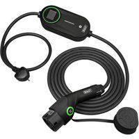 Adjustable (3.5kW) Type 2 to UK 3-Pin Plug Portable EV Charger - 5m Cable