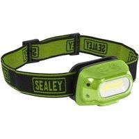 Sealey HT08RG Rechargeable Head Torch with Auto-Sensor 8W COB LED - Green