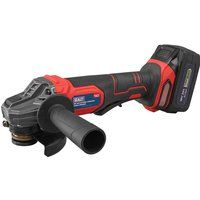 Sealey 18V 3Ah Ø115mm Cordless Angle Grinder - Red - CP401LI