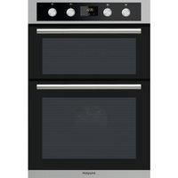 Hotpoint DD2844CIX Built-In Double Electric Fan Assist Oven, Top Oven & Grill
