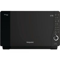 Hotpoint MWH26321MB Xtraspace Flatbed 25L Microwave Oven With Grill & Crisp Function  Black