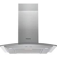 Hotpoint PHGC6.4FLMX Integrated Cooker Hood in Stainless Steel