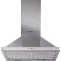 Hotpoint PHPN65FLMX 60cm Chimney Cooker Hood  Stainless Steel