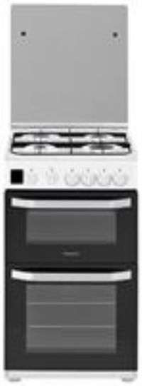Hotpoint HD5G00CCW 50cm Double Cavity Gas Cooker  White