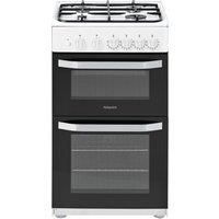 Hotpoint HD5G00KCWUK A Rated 500mm Gas Cooker - White (IP-09246430)
