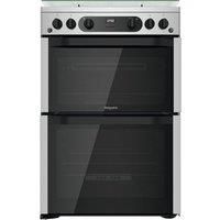 Hotpoint HDM67G0CCX/UK Gas Cooker with Double Oven - A+ Rated - F159323