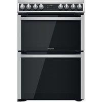 Hotpoint HDM67V8D2CX/UK Electric Cooker with Double Oven - A Rated - F159360
