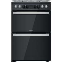 Hotpoint HDM67G8CCB/UK Free Standing A/A Dual Fuel Cooker with Gas Hob 60cm