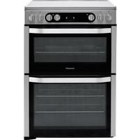 Hotpoint HDM67V9HCX 60cm Electric Cooker in St St Double Oven Ceramic