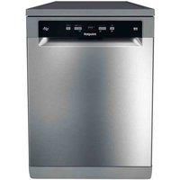 Hotpoint HFC3T232WFGXUK Free Standing Dishwasher in Stainless Steel