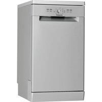 Hotpoint HSFE 1B19 S UK N Slimline Dishwasher - Silver - F Rated - HSFE1B19SUKN