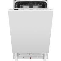 Hotpoint HSICIH4798BI 45cm Integrated Dishwasher in Silver 10 Place A