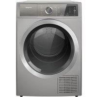 Hotpoint H8D94SBUK 9kg Heat Pump Condenser Tumble Dryer in Silver A