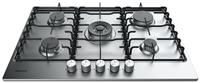 Hotpoint PPH75PDFIXUK 75cm 5 Burner Gas Hob in St Steel Wok Burner