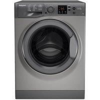 Hotpoint NSWF743UGG Washing Machine in Graphite 1400rpm 7Kg D Rated