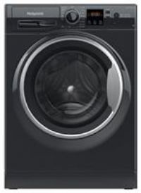 Hotpoint NSWM 864C BS UK N Freestanding Washing Machine, 8kg load, 1600rpm, Black