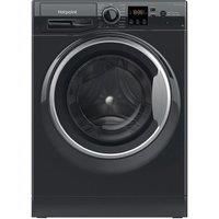 Hotpoint NSWM 864C BS UK N Freestanding Washing Machine, 8kg load, 1600rpm, Black