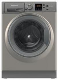 Hotpoint NSWM 864C GG UK N Freestanding Washing Machine, 8kg load, 1600rpm, Graphite