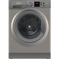 Hotpoint NSWM 864C GG UK N Freestanding Washing Machine, 8kg load, 1600rpm, Graphite