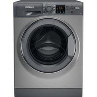 HOTPOINT NSWR 965C GK UK N 9 kg 1600 Spin Washing Machine - Graphite, Silver/Grey