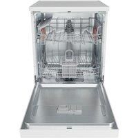 Hotpoint H2FHL626 60cm Dishwasher in White 14 Place Setting E Rated
