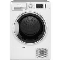 Hotpoint NTSM1182SKUK 8kg Heat Pump Condenser Dryer in White A Rated
