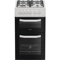 Hotpoint HTG5GCW Gas Cooker with Gas Hob 50cm Free Standing White A+/A New