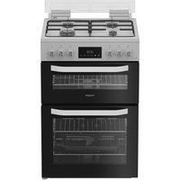 Hotpoint HDG6GDCW 60cm Gas Cooker - White, White