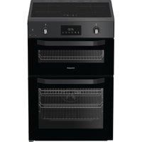 Hotpoint HDE6IDC2SA 60cm Electric Cooker with - Anthracite - A Rated, Grey