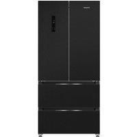 HOTPOINT HPG2 6513 XK5E American-Style Fridge Freezer - Black, Black