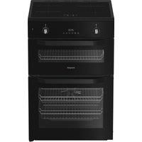 Hotpoint Hde6Idc2B1 - Electric Double Cooker - Black