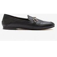 Mint Velvet Camille Black Leather Loafer