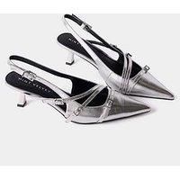 Mint Velvet Kit Slingback Shoe - Silver