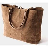 Mint Velvet Mia Suede Woven Tote Bag
