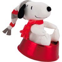 Hallmark Christmas Tree Topper, SNOOPY Tree Topper, PEANUTS Comics, Red and White