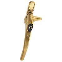Fab & Fix Charisma Left-Hand Cockspur Window Handle Polished Gold (187KR)