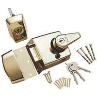 ERA 1930-31 Double Locking Night Latch Brass 60mm Backset (894KR)