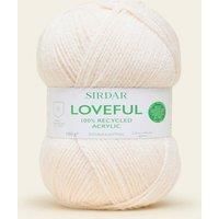Sirdar Loveful Recyled Acrylic Yarn, Stone, 100g