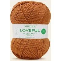 Sirdar Loveful Recyled Acrylic Yarn, Flame, 100g