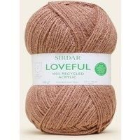 Sirdar Loveful Recyled Acrylic Yarn, Terracotta, 100g