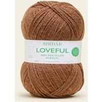 Sirdar Loveful Recyled Acrylic Yarn, Peat, 100g
