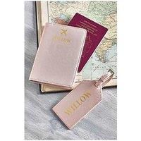 Love Abode Personalised Plane Passport & Luggage Holder