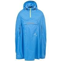 Trespass Qikpac Unisex Hooded Waterproof Packaway Poncho (M) (Cobalt)