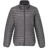 2786 Women/'s Tribe Fineline Padded Jacket, Grey (Steel 000), 12 (Size:Medium)